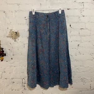 Liz wear denim skirt